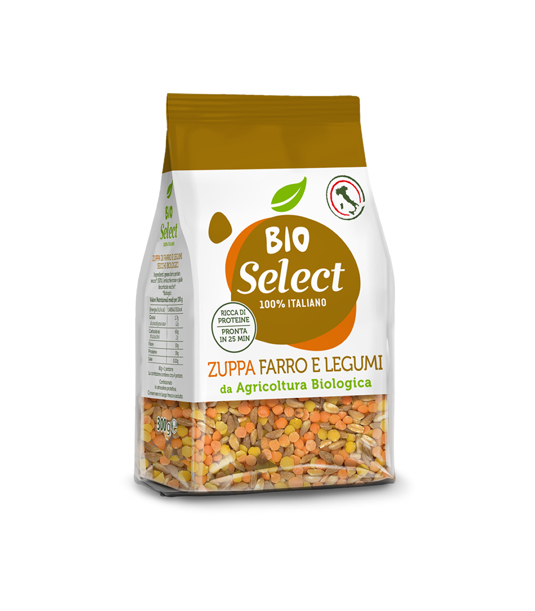 Zuppa Farro e Legumi Bio