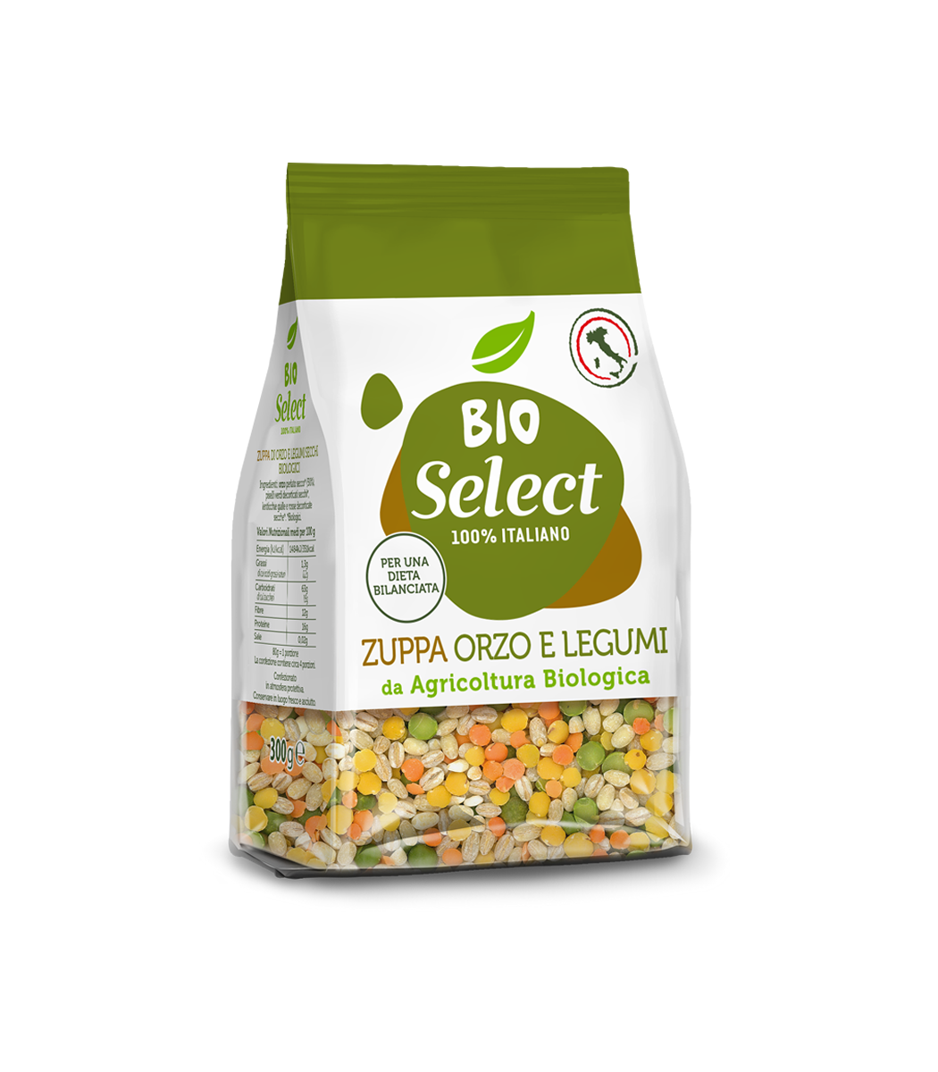 Zuppa Orzo e Legumi Bio