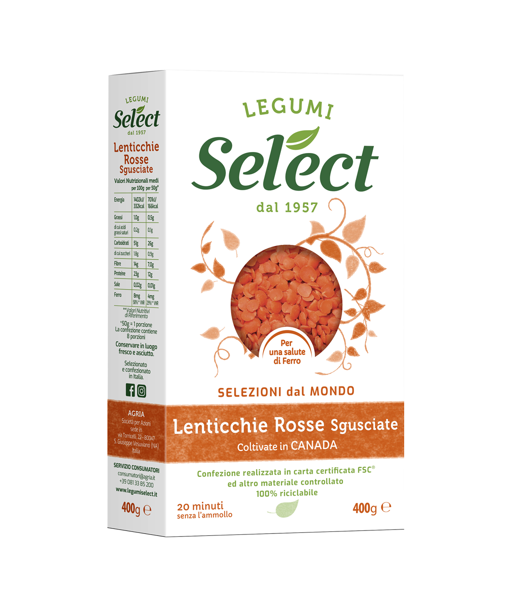 Lenticchie Rosse Sgusciate